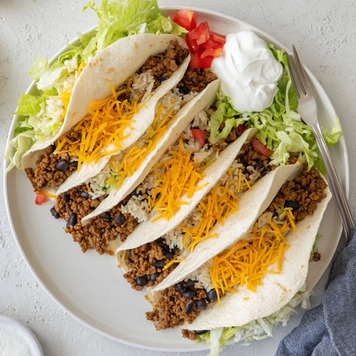 Sizzling Beef Burritos with Rice and Beans wrapped in warm flour tortillas, featuring melted cheese and vibrant salsa for a family dinner.