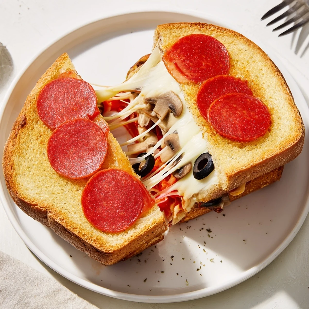 Pie Iron Pizza Pockets sizzling golden, melted mozzarella oozing, served with lemonade.