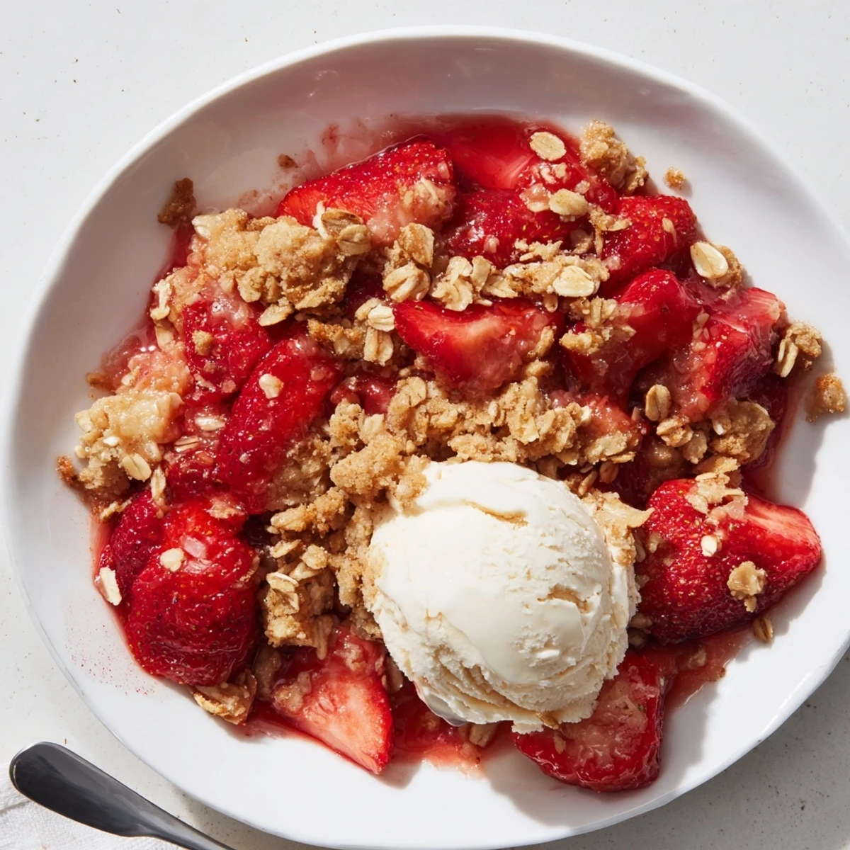Fresh Strawberry Crisp