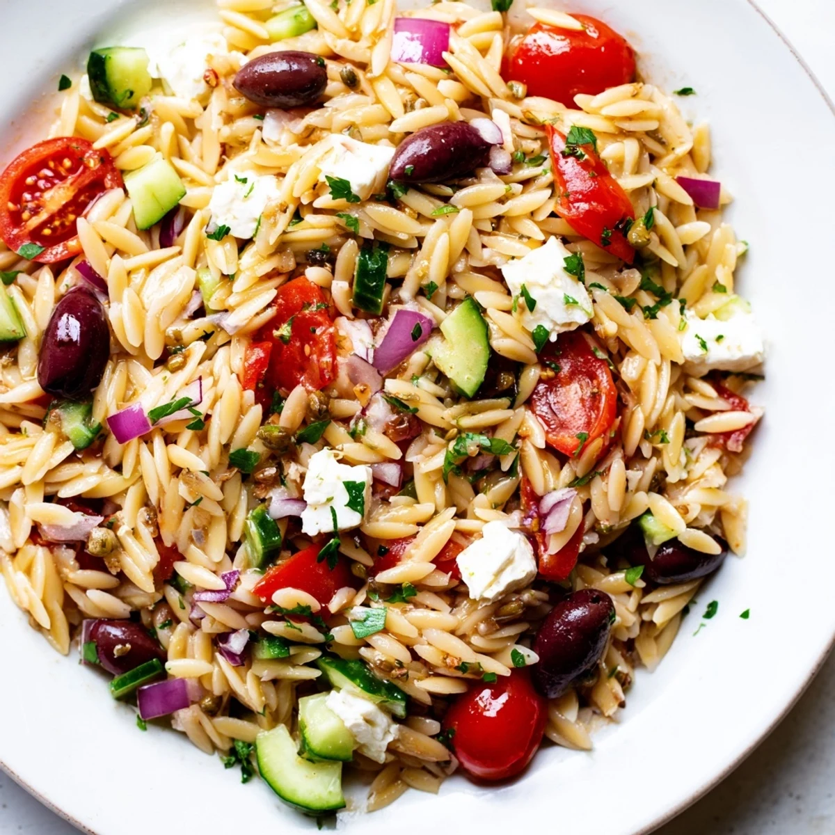 Mediterranean Orzo Pasta Salad