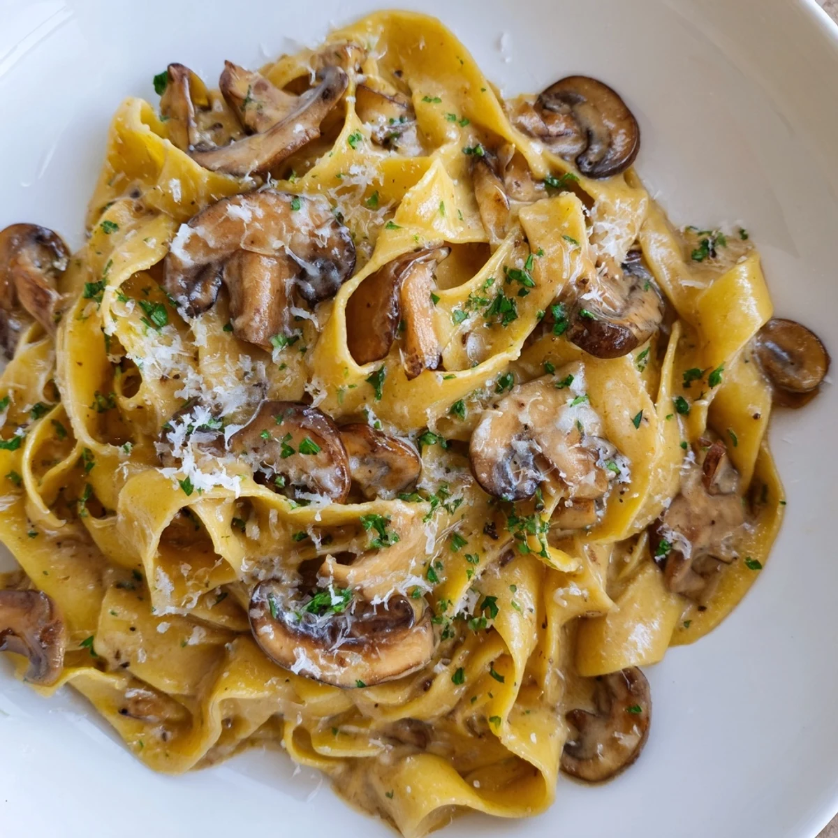 Creamy Brown Butter Mushroom Pasta