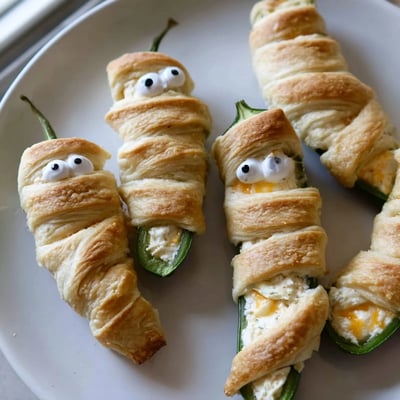 Mummy Jalapeno Poppers