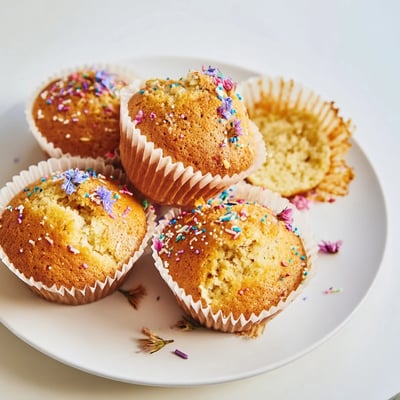 Fluffy Steamed Blooming Cupcakes split open revealing soft tender cake inside